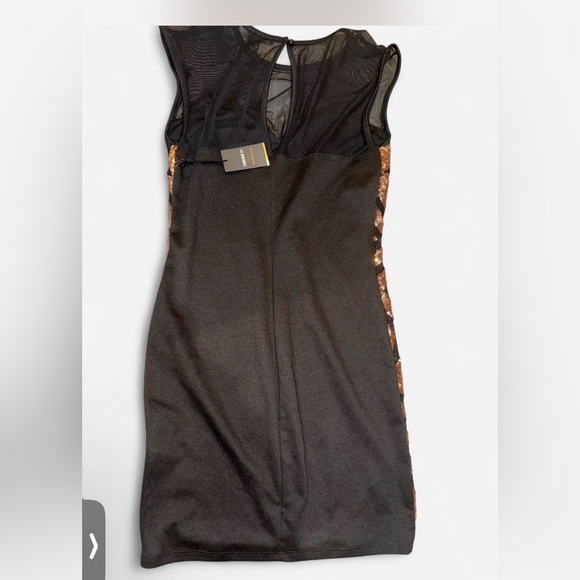 Forever 21 Gold Sequin Bodycon Mini Dress - Picture 2 of 3